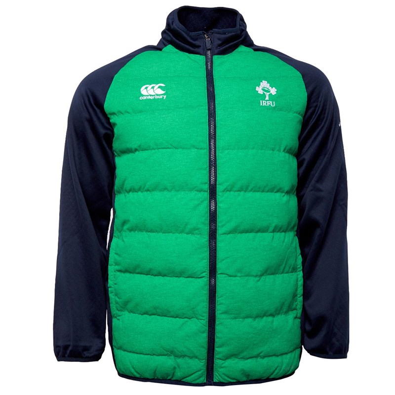 Buy Canterbury Mens Ireland Rugby ThermoReg Hybrid Jacket Progressive