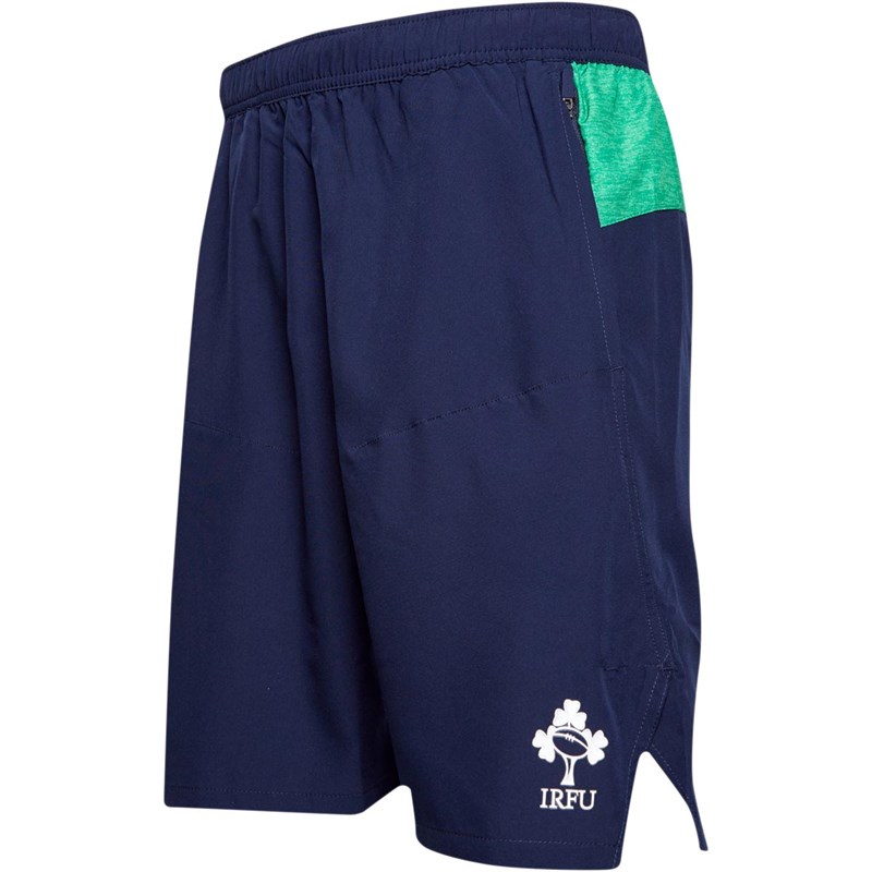 Buy Canterbury Mens Ireland Rugby VapoDri 8 Inch Woven Gym Shorts Navy