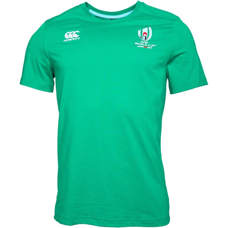 Buy Canterbury Mens Rugby World Cup 2019 Cotton TShirt Bosphorous