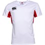Canterbury Mens Vapodri Challenge Jersey White/Flag Red
