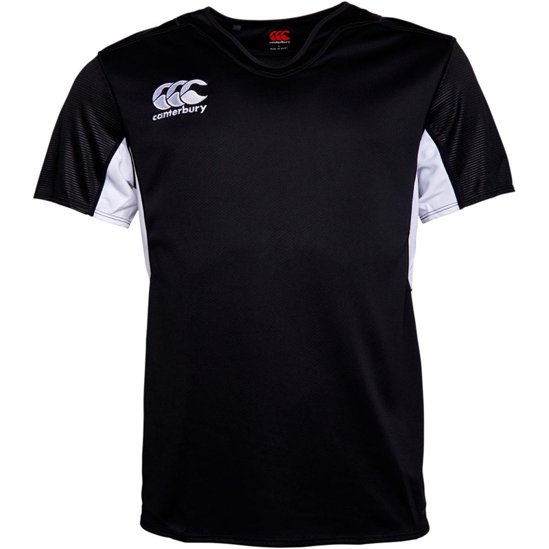 Buy Canterbury Mens Vapodri Challenge Rugby Jersey Black White