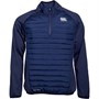 Canterbury Mens Vaposhield Hybrid 1/4 Zip Top Navy Marl