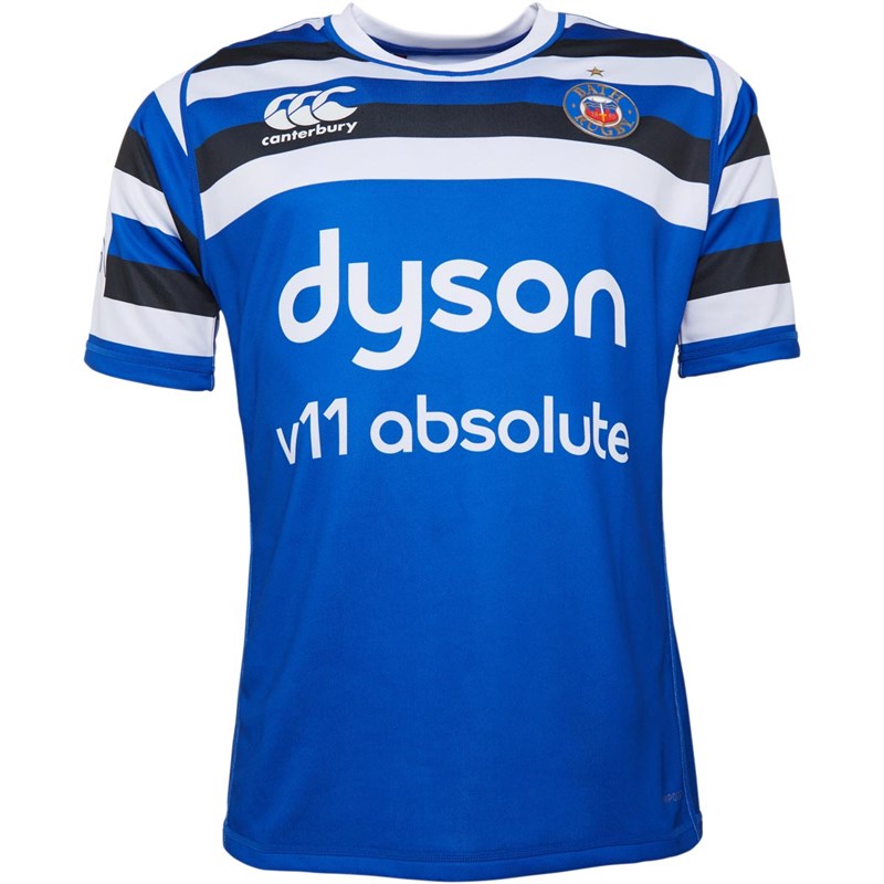 Buy Canterbury Mens Bath Rugby Vapodri Home Pro Jersey Surf The 