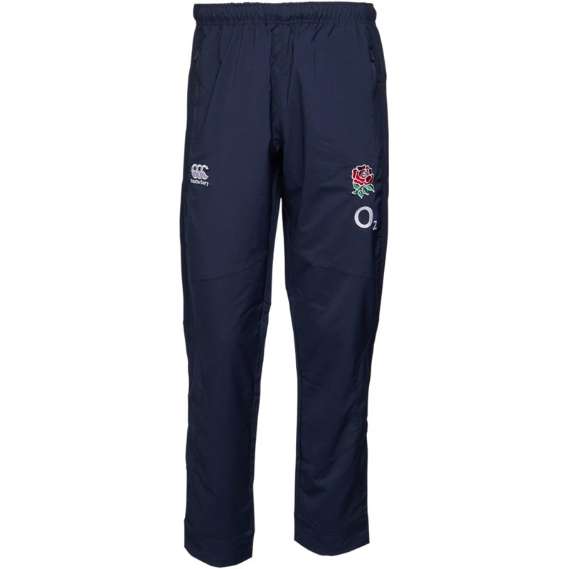 Buy Canterbury Mens England Rugby Lightweight Woven Pants Navy