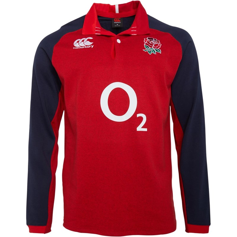 Buy Canterbury Mens England Rugby Vapodri Alternate Long Sleeve Class Jsy Union Red