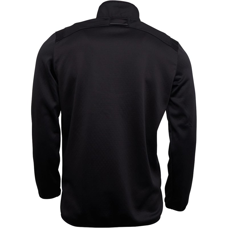 Canterbury Mens Thermoreg Spacer Fleece 1/4 Zip Top Black
