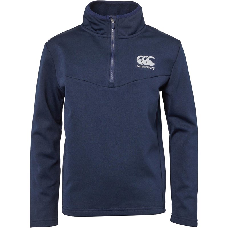 Canterbury Junior 1/4 Zip Neck Fleece Navy