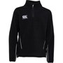 Canterbury Junior Team 1/4 Zip Microfleece Black/White