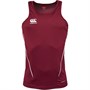 Canterbury Mens Team Vapodri Singlet Maroon/White