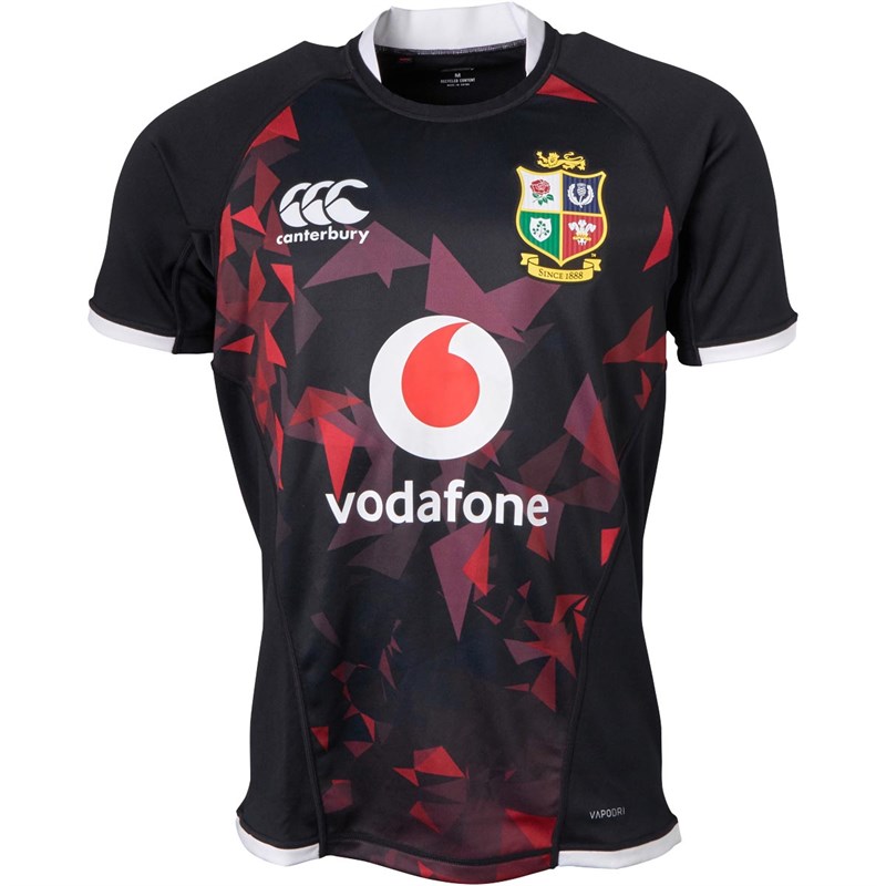 Canterbury Męskie British & Irish Lions Koszulka do Rugby Czarny