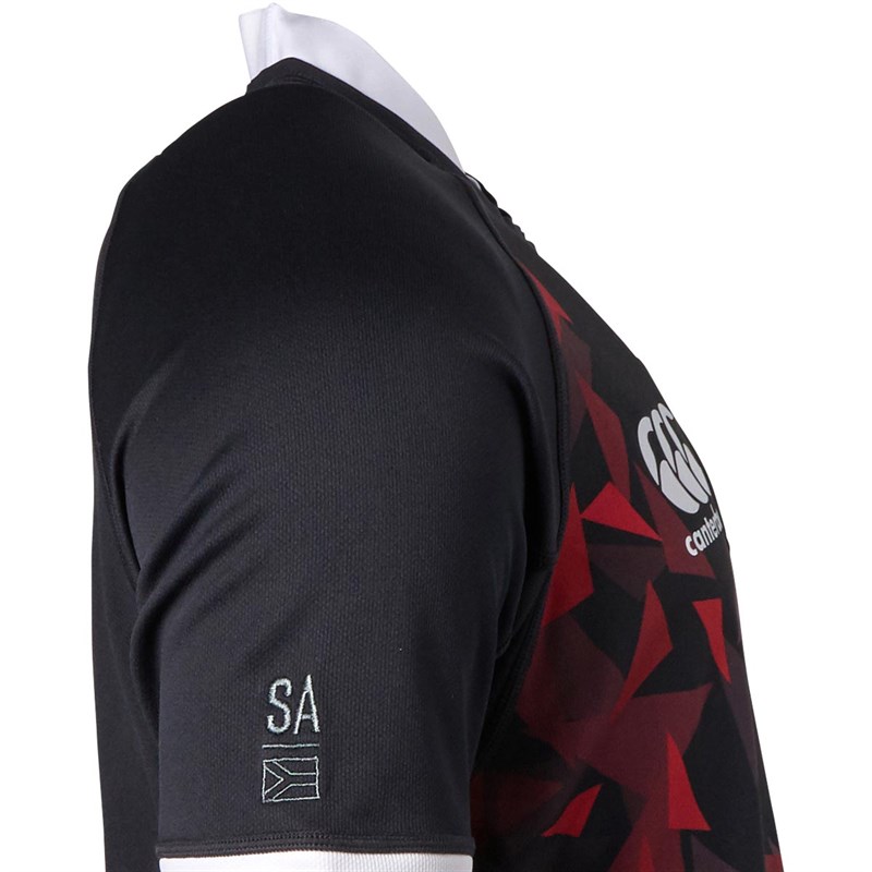 Canterbury Męskie British & Irish Lions Koszulka do Rugby Czarny