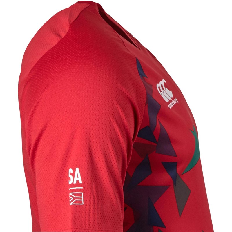 Canterbury Mens British & Irish Lions S Light Graphic Top Red