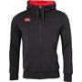 Canterbury Mens Full Zip Fleece Hoodie Black