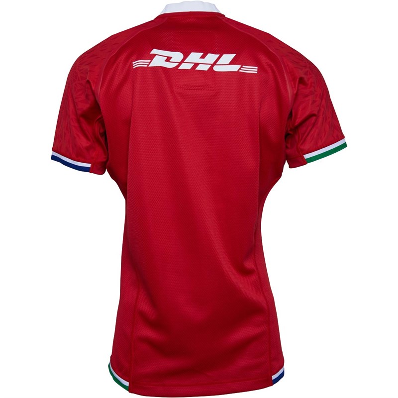 Canterbury Mens British & Irish Lions Test Jersey With GPS Red