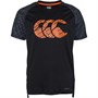 Canterbury Junior VapoDri Printed Large Logo Top Black
