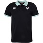 Canterbury Męskie Ospreys Rugby Koszulki Polo Czarny