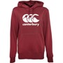 Canterbury Womens Logo Hoodie Red