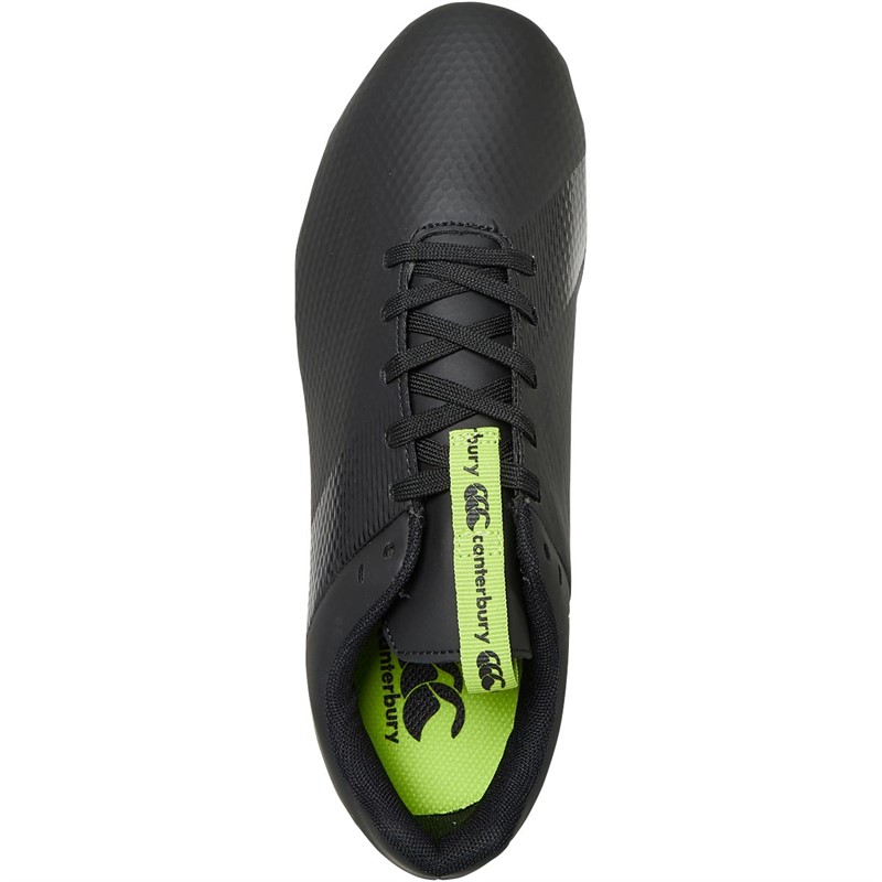 Canterbury Mens Phoenix 3.0 SG Soft Ground Rugby Boots Black/Green