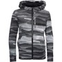 Canterbury Junior Boys Full Zip Printed Hoodie Black/White