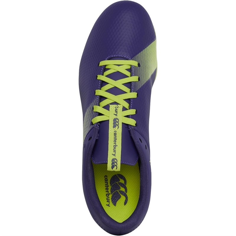 Canterbury Mens Phoenix 3.0 SG Soft Ground Rugby Boots Blue/Green