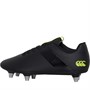 Canterbury Junior Boys Phoenix 3.0 Plus SG Soft Ground Rugby Boots Black/Green