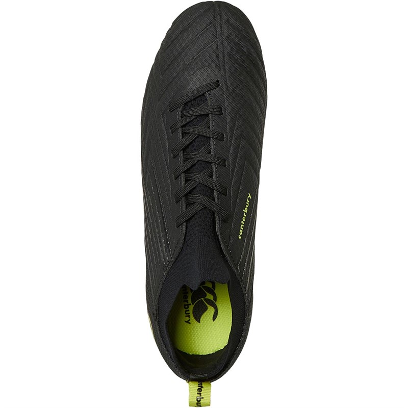 Canterbury Mens Speed 3.0 Pro SG Soft Ground Rugby Boots Black/Green