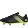 Canterbury Junior Boys Phoenix 3.0 SG Soft Ground Rugby Boots Black/Green