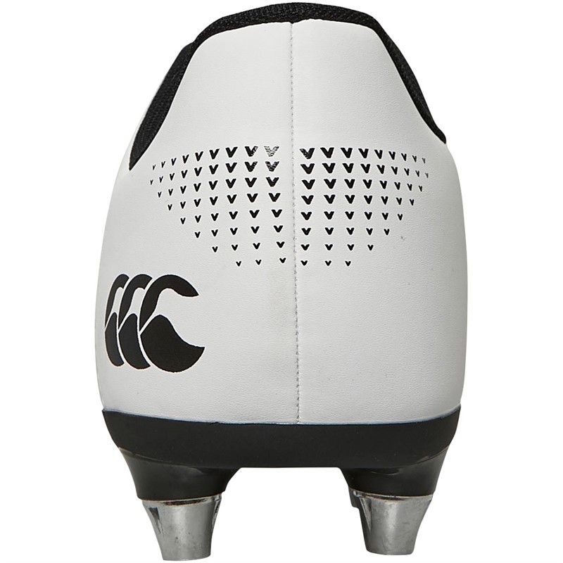 Canterbury Mens Phoenix 3.0 SG Soft Ground Rugby Boots Black/White