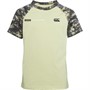 Canterbury Junior Boys Vapodri Printed Sleeve Logo Top Green