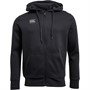 Canterbury Mens Full Zip Hoodie Black/Grey