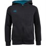 Canterbury Junior Full Zip Hoodie Black/Blue