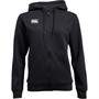 Canterbury Womens Zip Through Fleece Hoodie Black