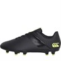 Canterbury Mens Phoenix 3.0 FG Firm Ground Rugby Boots Black/Green