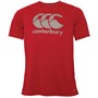 Canterbury Mens Core Vapodri Large Logo Training Top Flag Red