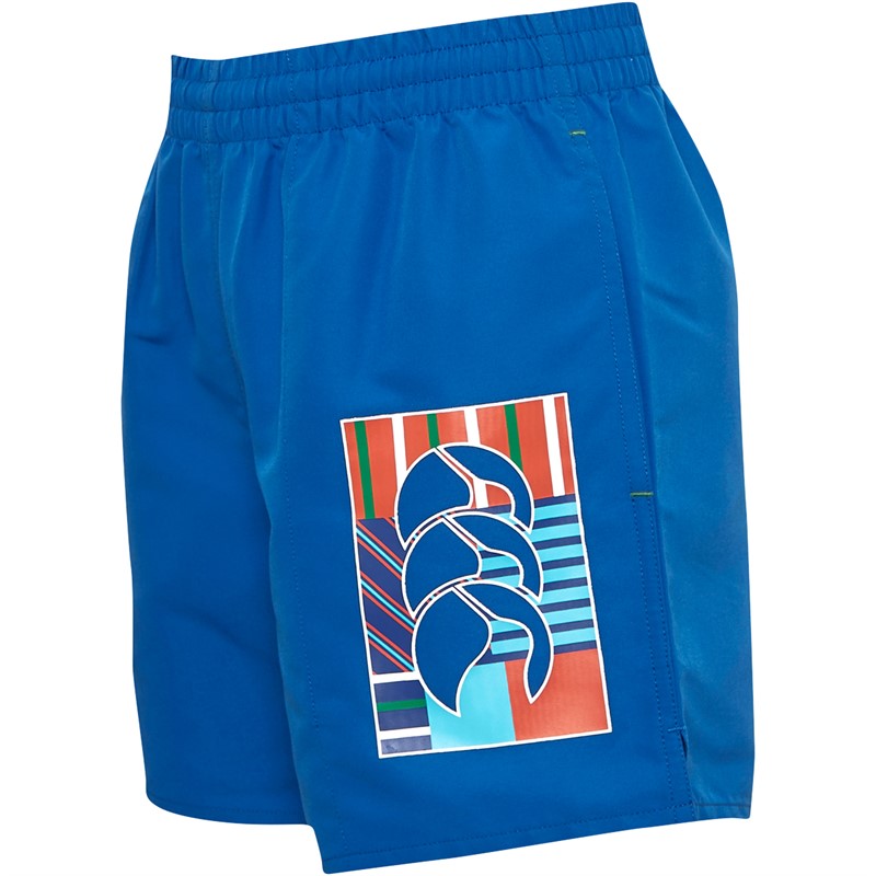 Canterbury Junior Boys Uglies Logo Tactic Shorts Blue