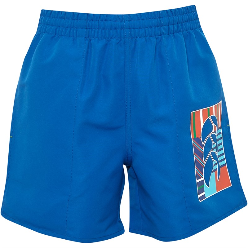 Canterbury Junior Boys Uglies Logo Tactic Shorts Blue