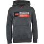 Canterbury Junior Boys Cotton Logo Hoodie Grey