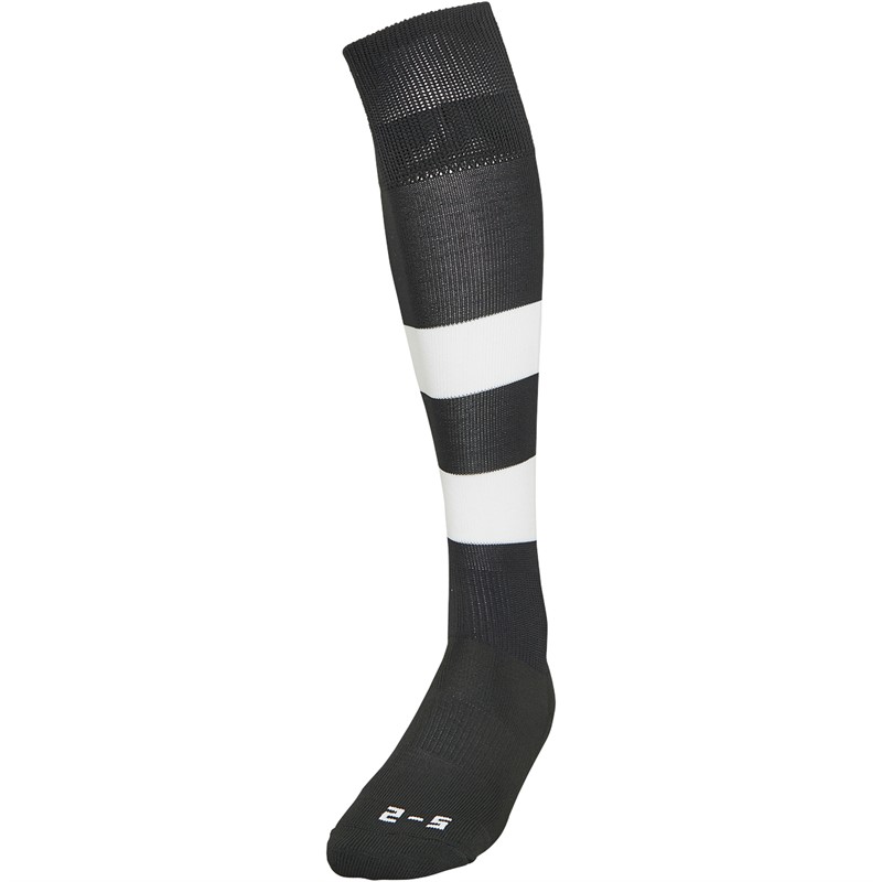 Canterbury Team Hooped Rugby Socks Black/White