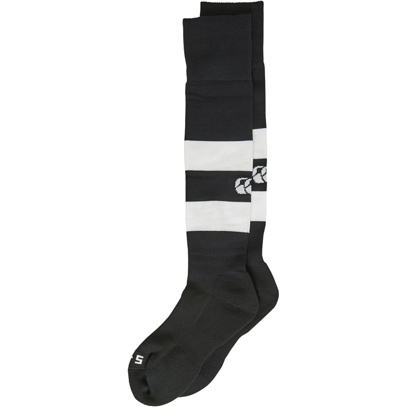 Canterbury Team Hooped Rugby Socks Black/White