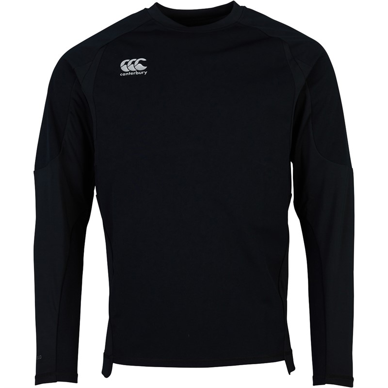 Canterbury Mens Vaposhield Long Sleeve Top Black