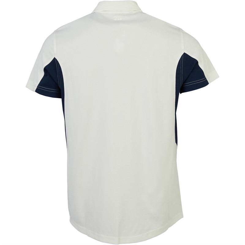 Canterbury Mens Cricket Polo Cream/Navy