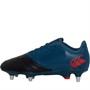 Canterbury Junior Phoenix Genesis Pro SG Soft Ground Rugby Boots Blue/Black/Grey