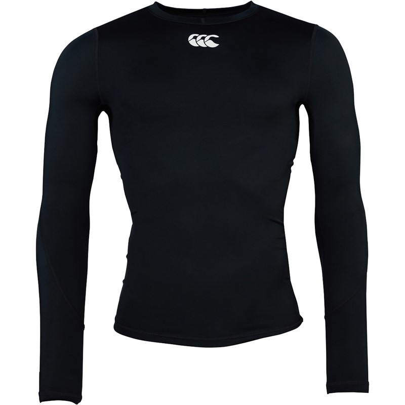 Canterbury Mens Mercury TCR Compression Long Sleeve Top Black