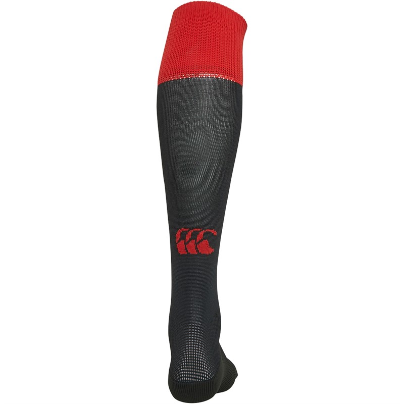 Canterbury Team Cap Rugby Socks Red/Black