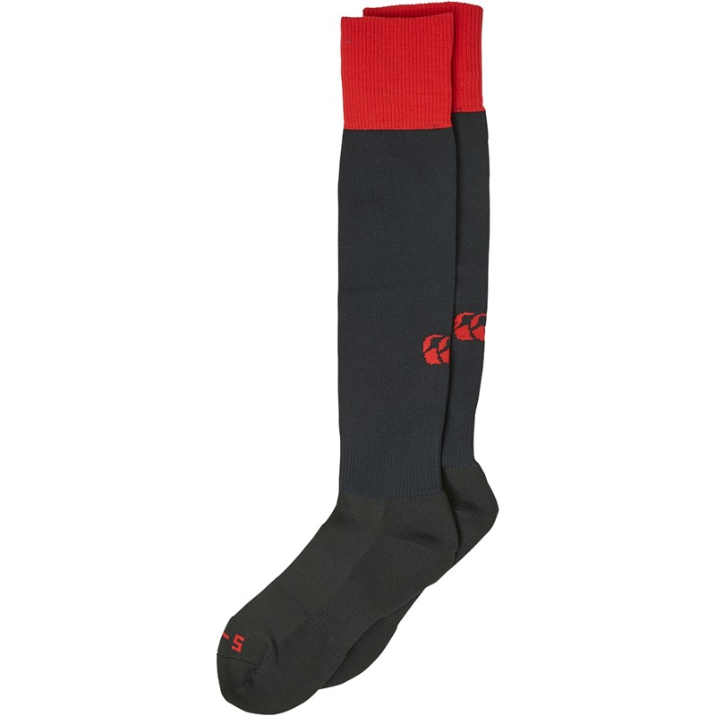 Canterbury Team Cap Rugby Socks Red/Black