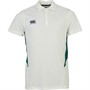 Canterbury Mens Cricket Polo Cream/Forest