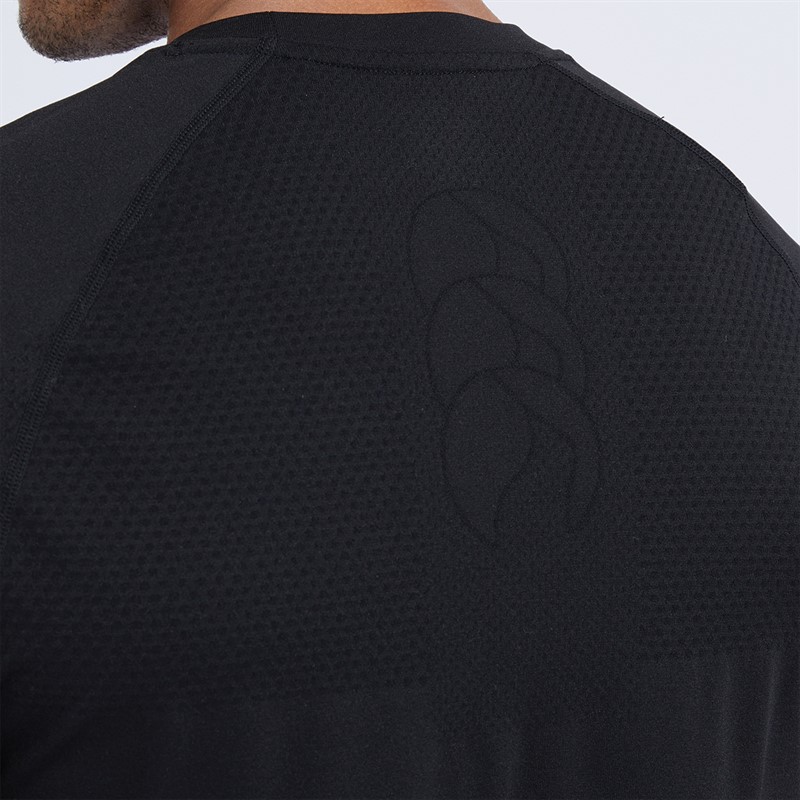 Canterbury Mens Vapodri Seamless Top Black/Grey