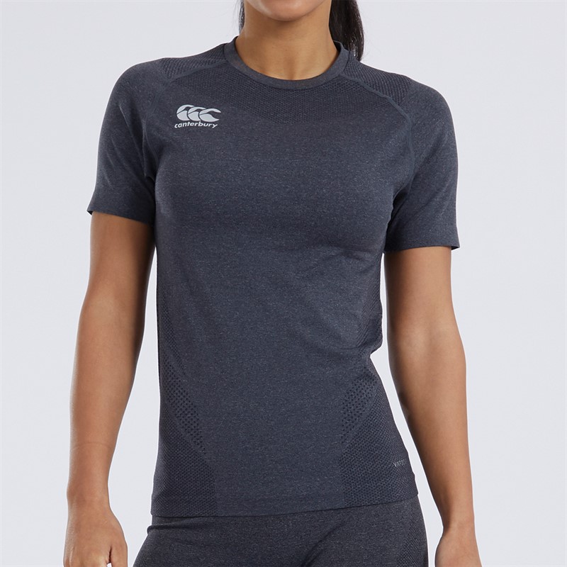 Canterbury Womens Vapodri Seamless Top Black