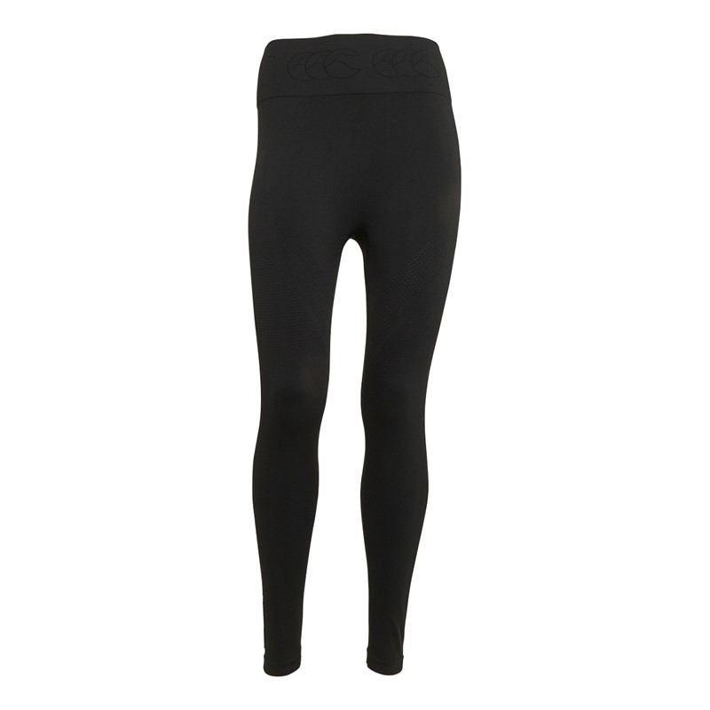 Canterbury Womens Vapodri Seamless Tight Leggings Black