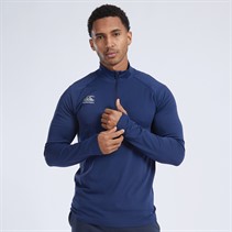 Canterbury Mens Vapodri Seamless Half Zip Top Navy